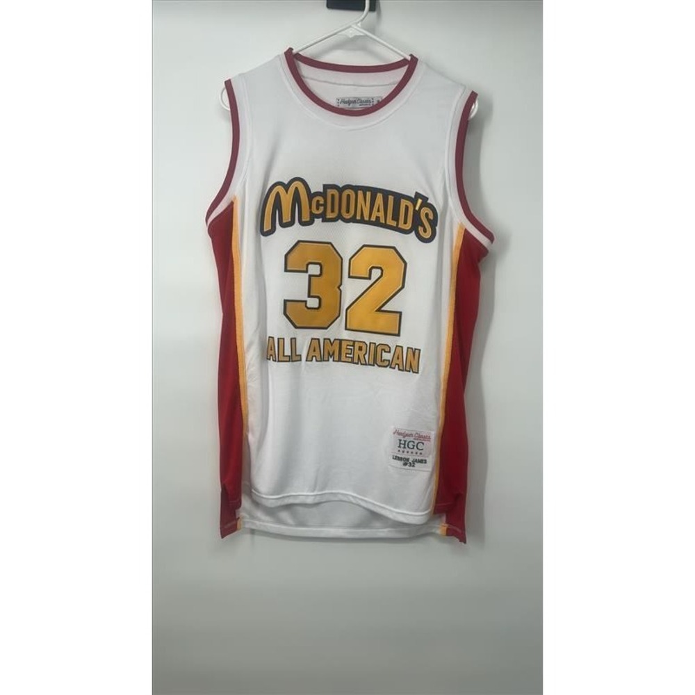 Headgear Classics LeBron James 32 McDonalds All American Jersey White Mens M